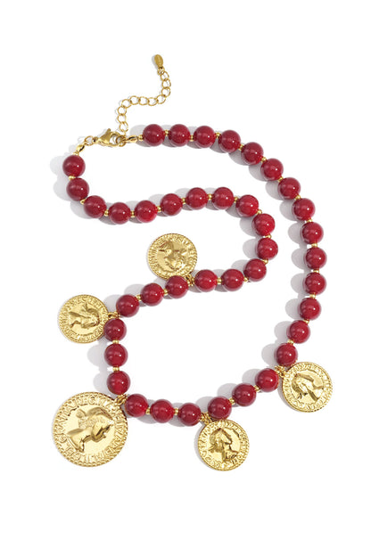 Acrylic Beaded Necklaces Figure Retro Daily Classic Series Women's jewelry