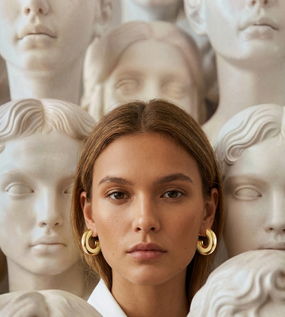 Halo Hoop Earrings