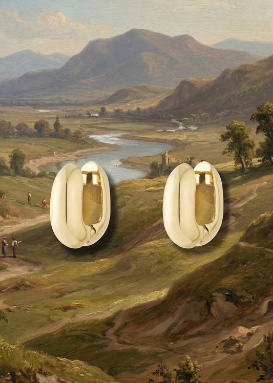 Squared Hoop Earrings